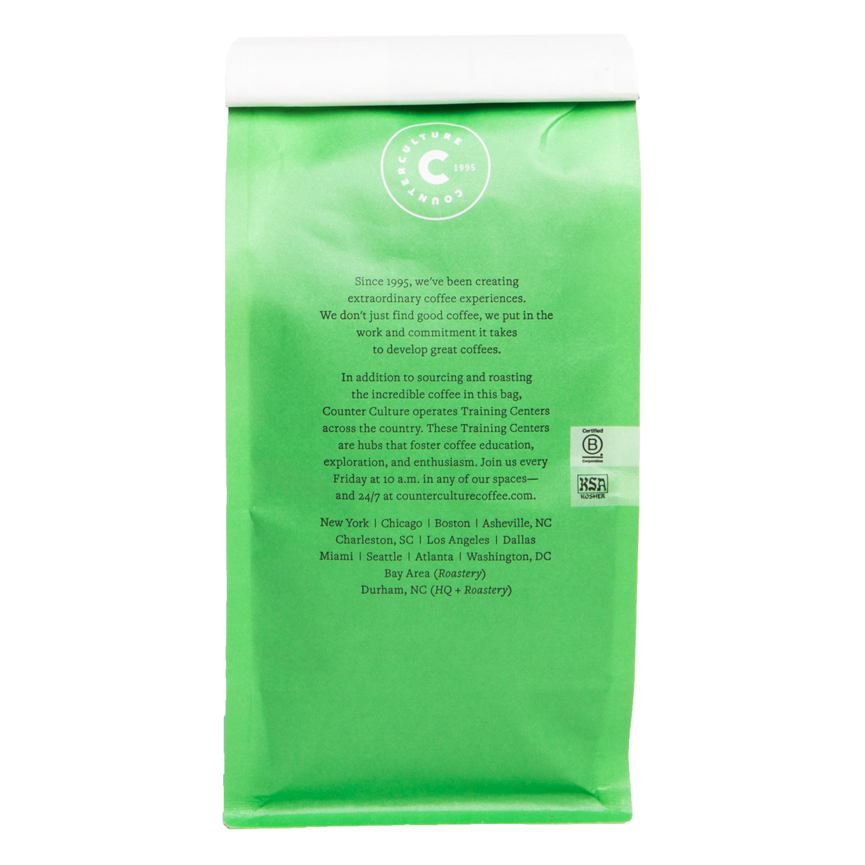 Counter Culture Coffee Big Trouble Blend, Medium Dark Roast, Whole Bean Coffee, 12 oz