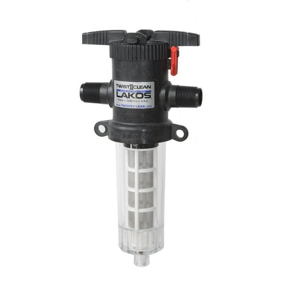 3/4" TwistIIClean Inline Water Filter (White 60 mesh / 250 micron)