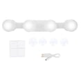 thumbnail image 1 of Makeup Bulbs,Four Bulbs Mirror Front Vanity Mirror Front Light Bulbs Mirror Light Innovative Solution, 1 of 14