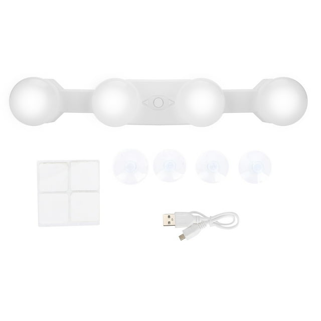 Makeup Bulbs,Four Bulbs Mirror Front Vanity Mirror Front Light Bulbs Mirror Light Innovative Solution