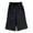 Black, variant on ABATAB Plus Size Wide Leg Shorts for Women Button- Up Baggy Summer Shorts Bermuda Casual Lounge Shorts with Pockets