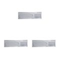 thumbnail image 1 of Transemion Universal Keyboard Cover Silicone Desktop Computer Keyboard Film 108 keys Laptop Keyboard Cover Skin 3Set, 1 of 6