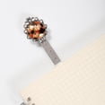 thumbnail image 2 of Maple leaf pumpkin Vintage Silver Lace-Edged Bookmark: a Gift for Readers and Book Lovers, 2 of 5