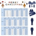 thumbnail image 4 of Christmas Printed Family Button Pajama Set for Dad - Matching Outfit for Family Gatherings and Holiday Celebrations, 4 of 5