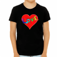 thumbnail image 2 of Boys Valentines Day Shirt - Valentines Day Shirts for Boys - LOVE Heart Valentine Shirts for Kids, 2 of 8