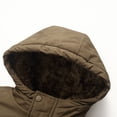 thumbnail image 4 of Usaibhir Toddler Kids Boys Winter Coat Girls Down Jacket Hooded Fleece Outwear Padded Puffer Jacket With Pockets 2-12T, 4 of 10