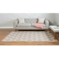 thumbnail image 4 of Rugs.com Georgia Collection Rug – 5' x 8' Taupe Flatweave Rug Perfect For Living Rooms, Large Dining Rooms, Open Floorplans, 4 of 9
