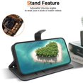 thumbnail image 5 of Leather For Motorola Moto G 5G 2025 / 2026 6.7-inch Crystal Material Wallet Case , With Card Holder,Wristband,Magnetic Clasp Kickstand Folio Cover,Color-6, 5 of 8