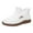White, variant on Women Rain Boots Ankle Rain Shoes Anti-Slipping Waterproof Rainboots with Comfortable Lightweight Garden Rubber Rain Boot Outdoor Work Shoes Fishing Deck Boots