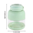 thumbnail image 3 of HOARBOEG Portable Blender for Smoothies and Shakes, 1300ml Personal Blender with Dual Lids, USB Rechargeable Juicer Cup for Ice Crushing, Travel Blender for Gym Office Home, 3 of 7