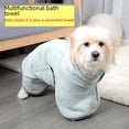 thumbnail image 2 of Toalla absorbente para mascotas, para perros y gatos, de secado rápido, de gran tamaño, con toallita absorbente fuerte, suministros para albornoz, 2 of 4
