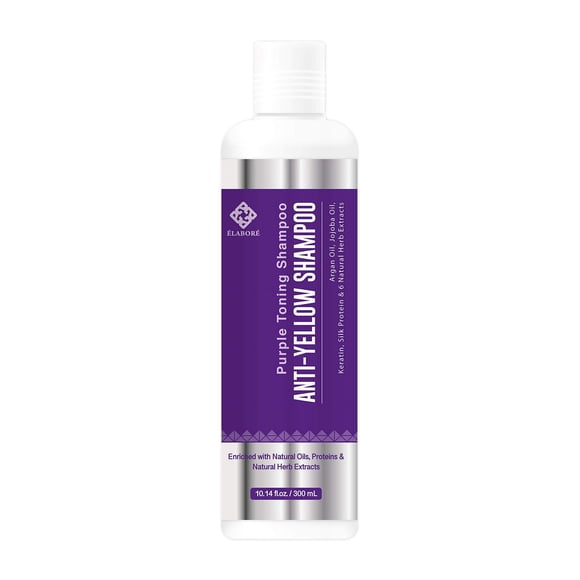 Champú tonificante morado Elabore - Champú antiamarillo 10.14fl.oz/300ml