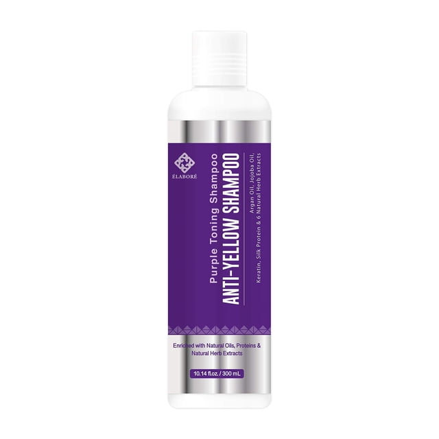 Champú tonificante morado Elabore - Champú antiamarillo 10.14fl.oz/300ml
