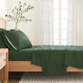 thumbnail image 3 of Great Bay Home Solid Flannel Sheet Set - 100% Turkish Cotton - Double Brushed - Full, Spruce Green, 3 of 5