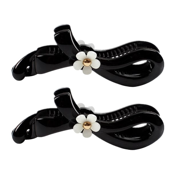 2 pinzas para el pelo con forma de plátano, accesorios para el cabello para mujeres y niñas.