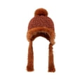 thumbnail image 2 of QASIEATN Women's Cozy Beanie Hats Women Outdoor Solid Color Knitted Cotton Hat Running Sports Warm Knitted Hat Fall Fashion Accessories, 2 of 3