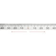 thumbnail image 3 of Unique Bargains Center Finding Ruler 50mm-0-50mm Table Sticky Adhesive Tape Measure, Aluminum Track Ruler (from the middle), 3 of 5