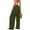 Army Green, variant on Wide Leg Pants for Women, Women's Solid Color Elastic Denim Double Pocket Leggings, Fitness and Casual Leggings Cropped Pants, Palazzo Pants