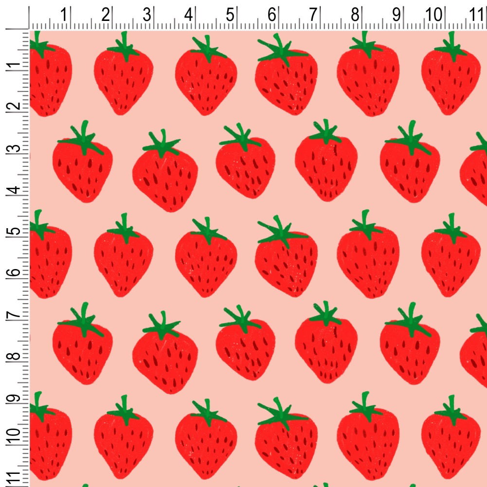 Strawberry Wrapping Paper, 7 Sheets Strawberry Party Gift Wrapping Paper  Folded Flat 28 x 20 Inch, Cute Sweet Strawberries Fruity Design Gift Paper