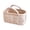 C, variant on Quilted Fabric Storage Basket with Handles Desktop Organizer Bin for Snacks Sundries Cosmetics and Household Small Items