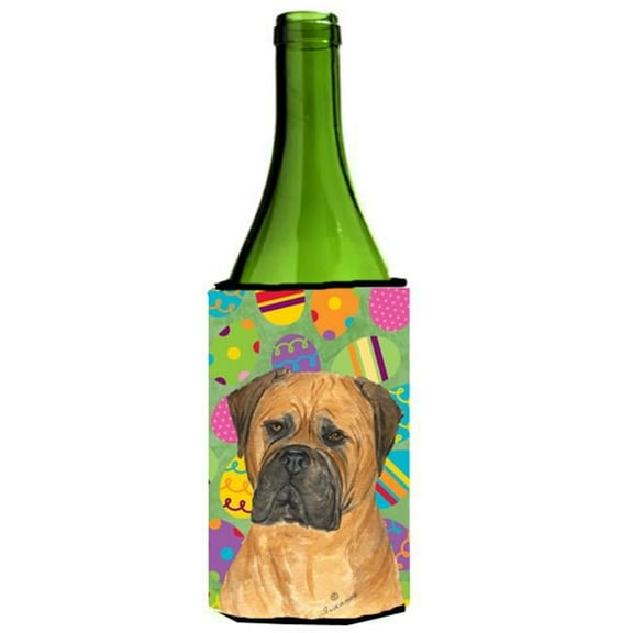 Bullmastiff Easter Eggtravaganza Wine bottle sleeve Hugger - 24 Oz.