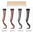 thumbnail image 2 of 10 pulgadas natural largo ondulado rizado 3d aire flequillo clip en extensiones de flequillo 100 cabello humano real flequillo lateral frontal en flecos con patillas postizo para W, 2 of 5