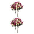 thumbnail image 1 of mmirethe 1/2/3/5 2x Fausses Roses Haute Plasticité Large Gamme d'Applications Motif Tridimensionnel Multi-Couleur Rouge Foncé 2 Pcs, 1 of 6