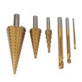 thumbnail image 1 of Embouts de Perceuse, Acier Durable Résistant à l'Érosion Ensemble de 6 Pcs Embouts de Perceuse Portables pour Menuiserie, 1 of 8
