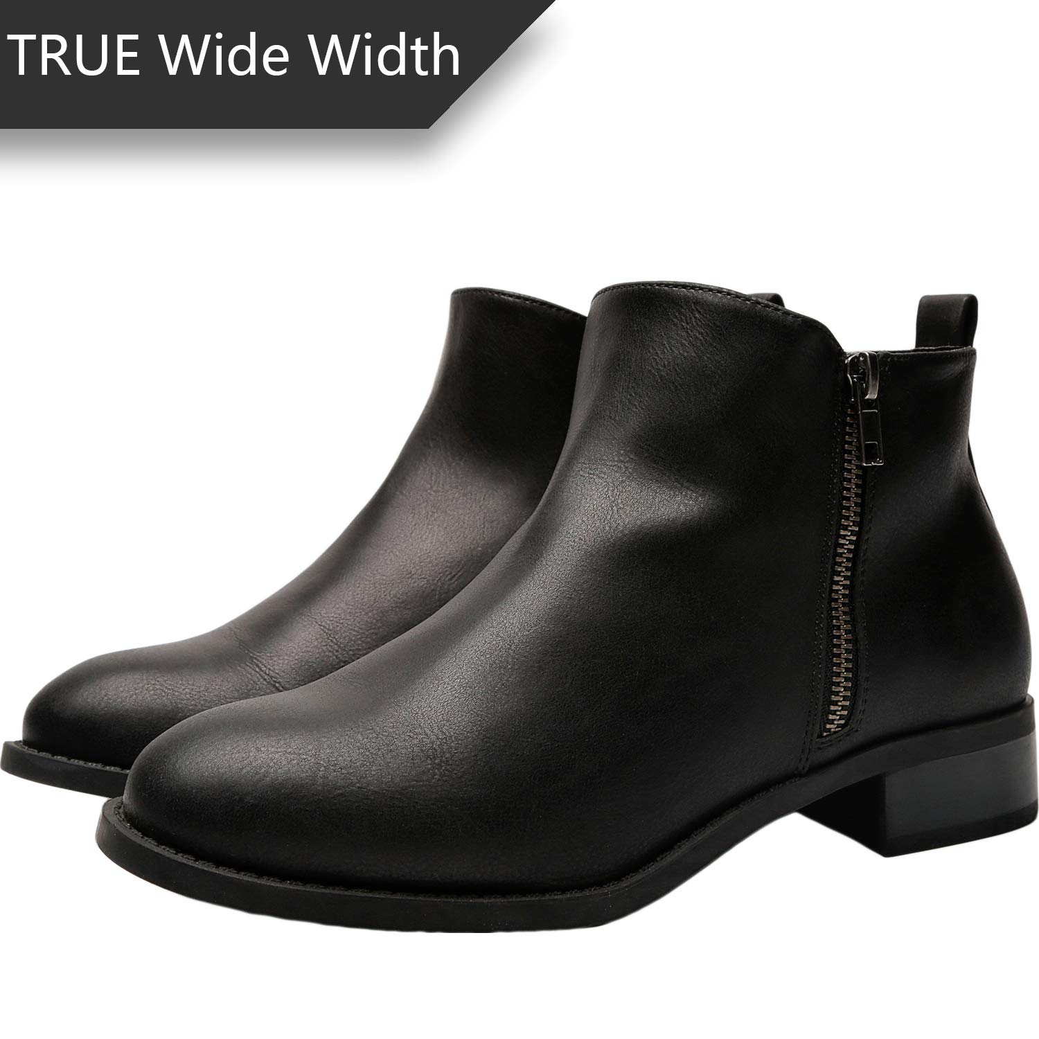 Luoika Women's Wide Width Ankle Booties 