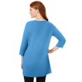 thumbnail image 2 of Woman Within Plus Size Perfect Three-Quarter-Sleeve Scoopneck Tunic, 2 of 6