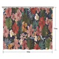 thumbnail image 5 of Pioneer Flower Floral Print Pattern Shower Curtain 84"x72" ,Bathroom Decorative Shower Curtains Set with 12 Hooks,Modern Waterproof Washable Shower Curtain, 5 of 6