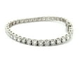 thumbnail image 2 of 14K White Gold Lab-Grown Diamond Tennis Bracelet 10.33 CTW – E-F Color, VVS2-VS1 Clarity, CVD Diamonds, 7-Inch Fine Jewelry for Women, 2 of 8