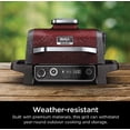 thumbnail image 6 of Open Box Ninja OG701 7-in-1 Woodfire Outdoor Grill & Smoker, Weather-Resistant, Portable, Electric, Red, 6 of 8