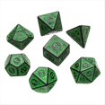thumbnail image 1 of Verde 7 Piezas para TRPG DND Juego de Dados Acrílico de Múltiples Caras 7 Troqueles D4-D20 Juego de Mesa de Dados Poliédricos Mesa de Matemáticas, 1 of 5