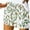 Multicolor, variant on cocolona Womens Summer Casual Shorts Elastic Waist Drawstring Print Shorts Loose Comfy Beach Shorts with Pockets