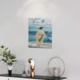 thumbnail image 2 of Jesus Wall Art Christian Bible Verse Print Religious Scriptures Painting Ocean Beach Coastal Pictures Wall Decor Jesus Pictures for Wall Modern Artwork Home Decor for Bathroom Bedroom 12"x16", 2 of 6
