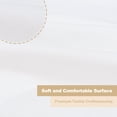 thumbnail image 2 of 4 Pack Ultra Soft Waterproof Pillow Protectors with Zipper, Machine Washable Water Resistant Toddler Pillow Cases, Toddler Size, 13" x 18", White, 2 of 11