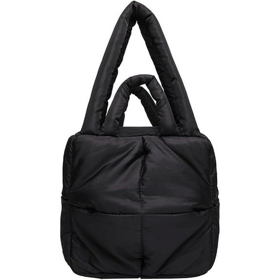 Kukuzhu Puffer Tote Bag for Women Quilted Lightweight Hobo Crossbody Shoulder Bag Soft Padded Shoulder Handbag Purse 2023