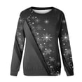 thumbnail image 4 of Hoodies Pull à Col Rond à Manches Longues de Christmas Mode Femmes Confortable Sweat-Shirt Hoodies Pull sur Clearance, 4 of 4