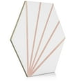 thumbnail image 6 of The Tile Project 9x10 Palm Bays Hexagon Light Pink Porcelain Tile (1 Sample), 6 of 7