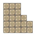 thumbnail image 4 of Ymiko 20PCS Tile Diagonal Sticker Self-Adhesive Waterproof Floor Stickers Decals for Living Room,Floor Decals,Tile Diagonal Sticker, 4 of 10