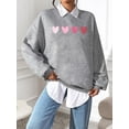 thumbnail image 5 of MOUSYA Valentines Shirts for Women Valentine Heart Sweatshirt Valentines Day Shirt Vintage Pullover Tops, 5 of 10