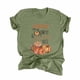 thumbnail image 2 of Blusa Informal Con Estampado de Acción de Gracias Para Mujer, Camiseta de Manga Corta Odeerbi  ODB151274, 2 of 7