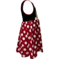 thumbnail image 2 of Disney Toddler Girl's A Line Minnie Polka Dot Print Sleeveless Dress, 2 of 5