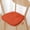 Orange(2PC), variant on 2PCS Chair Cushions for Dining Chairs, D-Shaped Seat Cushions with Removable Washable Cover and Ties, Chair Pads for Kitchen, Indoor Dining Room, Patio Chairs, 17'' x 16''(Beige)