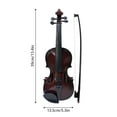 thumbnail image 2 of moobody Practice Violin Simulated Violin Kit for Beginners, Exquisite Workmanship, Adjustable Strings, 2 of 7