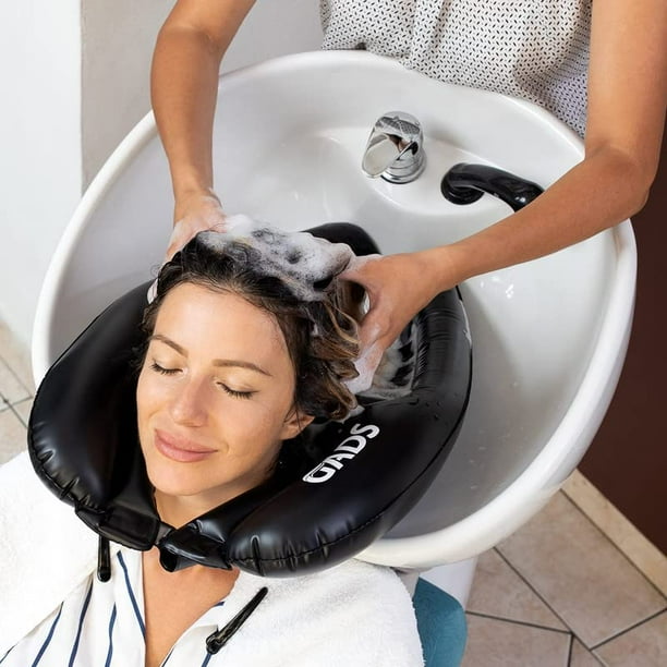 Hair Washing Tray for Sink at Home, Lightweight, Portable Shampoo Bowl Sink, Made for Handicapped, Bedridden, Kids, Seniors, Bedridden - Adjustable Strap, No Spills, Shampoo Bowl Hair Washing Tray for Sink at Home, Lightweight, Portable Shampoo Bowl Sink, Made for Handicapped, Bedridden, Kids, Seniors, Bedridden - Adjustable Strap, No Spills, Shampoo Bowl