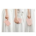 thumbnail image 5 of Raindrops 1Pack Minimalist Change Purse for Women Men Pink Silicone Small Money Pouch, 5 of 8