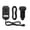 Matte Black, variant on Akicon Garbage Disposal Air Switch Kit, Single Outlet Sink Top Counter Top Air Switch, On/Off Garbage Disposal Button for Food Waste Disposer, UL Listed (Matte Black)