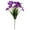 Purple, variant on 1-Pc Real Touch Artificial Lilies, 13.78" Faux Latex Tiger Lily Bush with Green Grass Leaves for Autumn Fall Outdoor Decor, Sunset Red